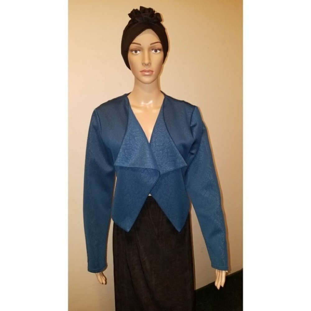 Dress jacket by Tina Knowles - Turq